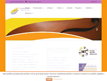 Tablet Screenshot of glasbenaradlje.si